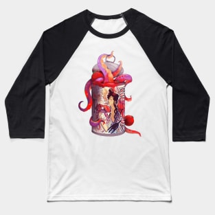 Octopus&Tomatoe SOUP Baseball T-Shirt